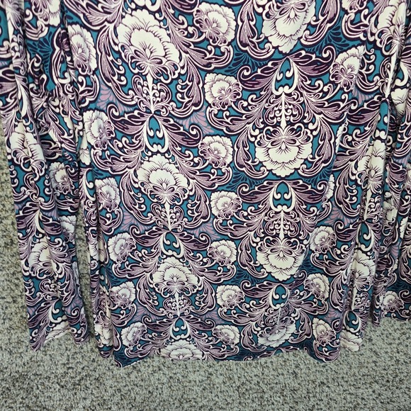 Talbots Top Womens Plus 2X Purple Cowl Neck Long Sleeve Tee Casual‎ Ladies - Picture 5 of 7